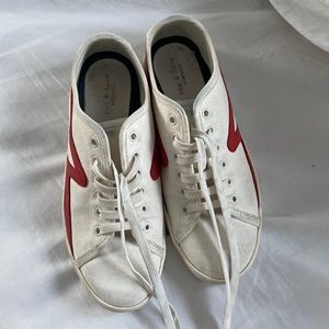 Nwt rag and bone Distressed white sneakers